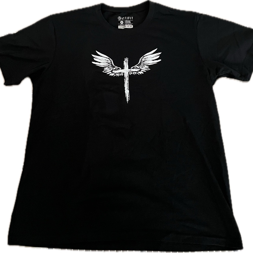 Black Graphic T-Shirt for Men